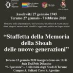 Staffetta della Memoria della Shoah delle nuove generazioni – Teramo